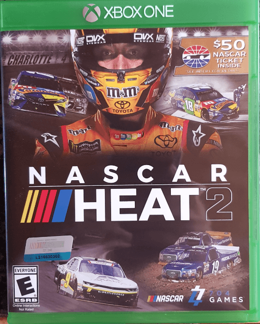 NASCAR Heat 2 box art for Xbox One
